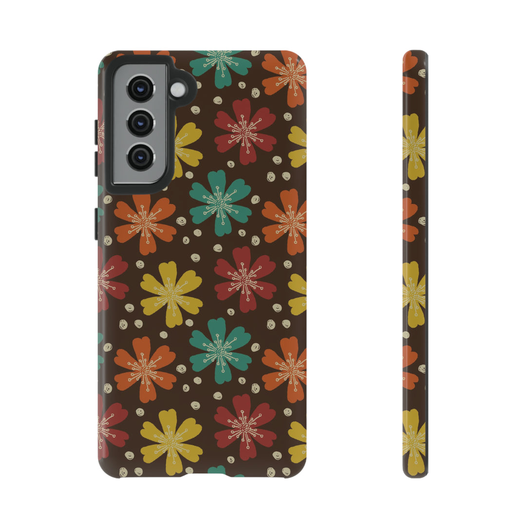 Retro Blooms in Color | Phone Case for iPhone/Galaxy/Pixel