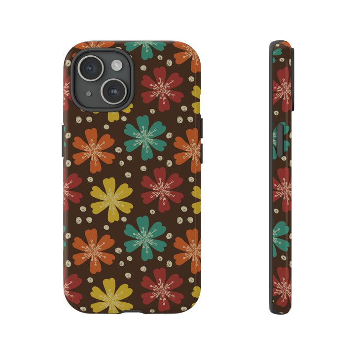 Retro Blooms in Color | Phone Case for iPhone/Galaxy/Pixel