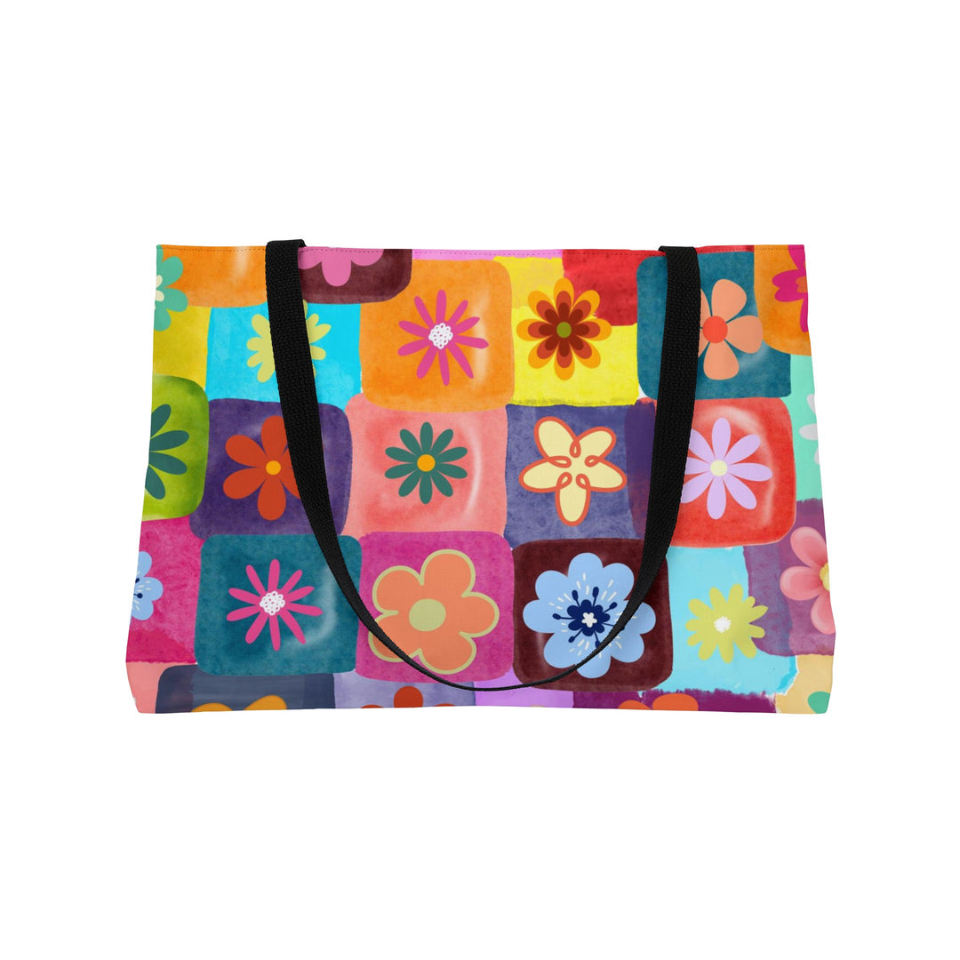 Happy Hippie Floral Tote Bag | Big Bag Everything Tote