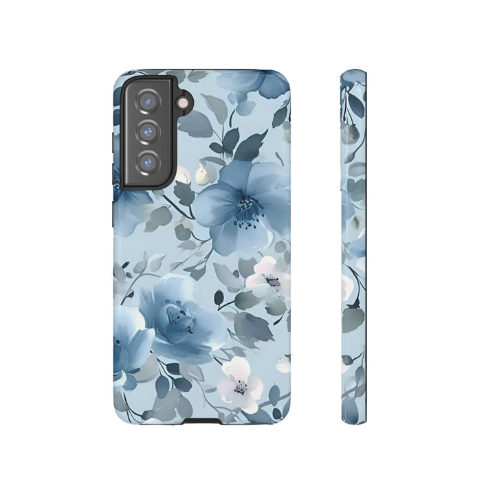 Dusty Blue Flowers | Phone Case for iPhone/Galaxy/Pixel