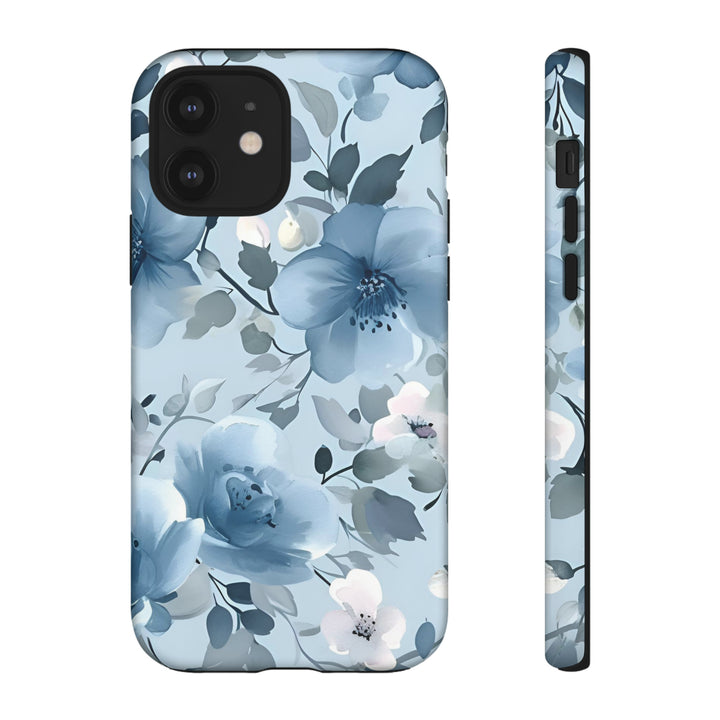 Dusty Blue Flowers | Phone Case for iPhone/Galaxy/Pixel