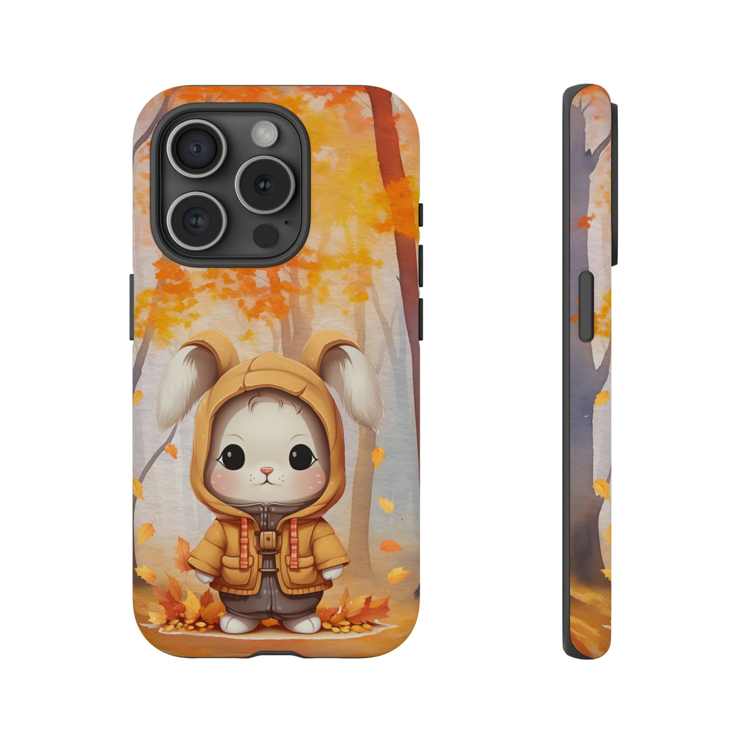 Baby Autumn Bunny Phone Case for iPhone, Samsung, Pixel