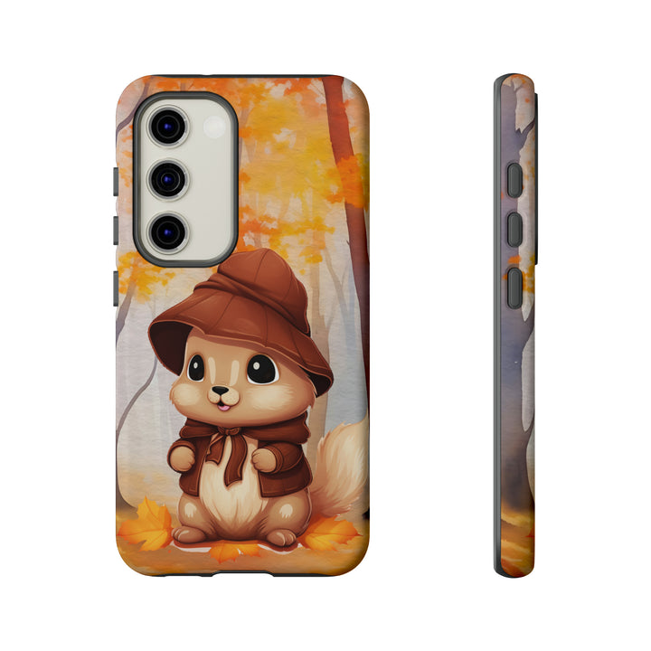 Baby Autumn Chipmunk Phone Case for iPhone, Samsung, Pixel