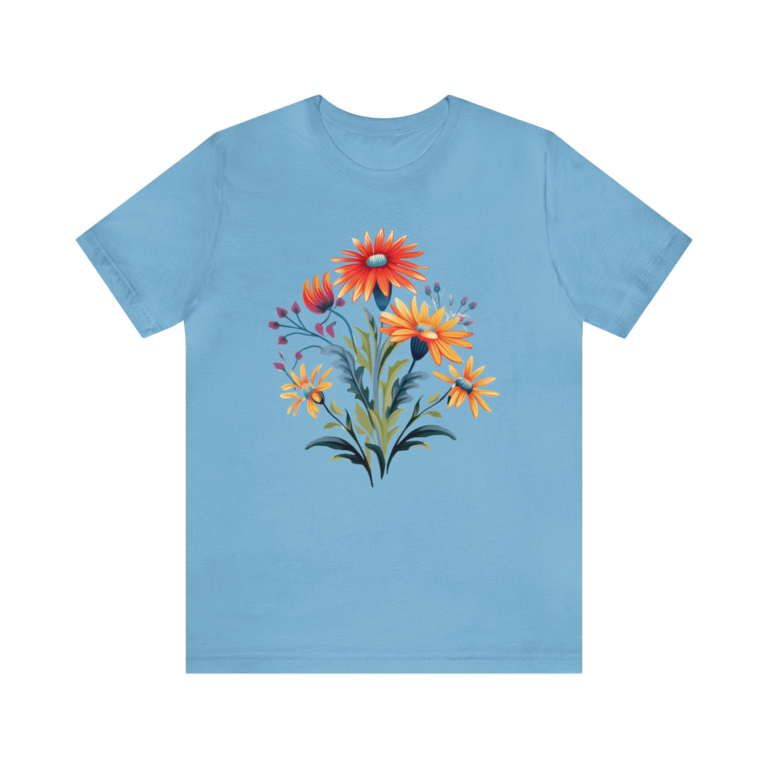 Happy Wildflower Bouquet Graphic Tshirt