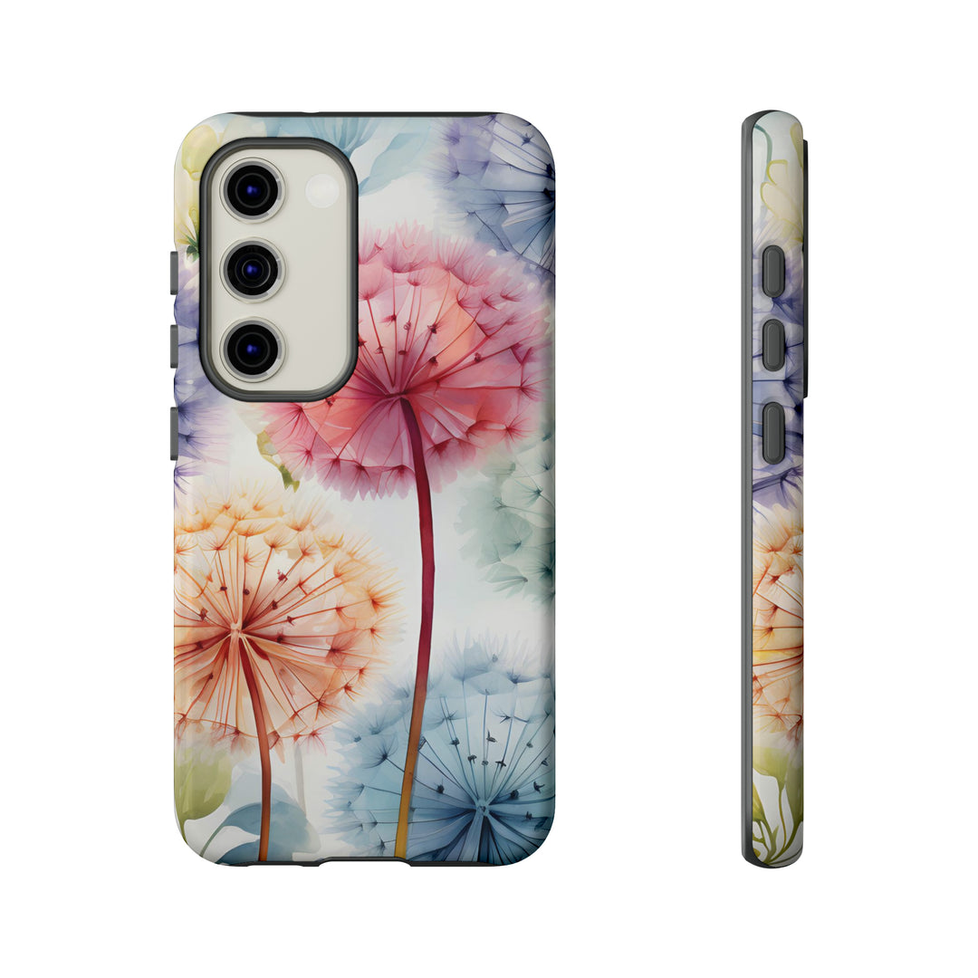 Colorful Field of Dandelions Phone Case