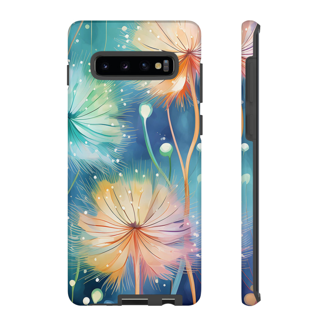 Whimsical Burst Dandelions Phone Case