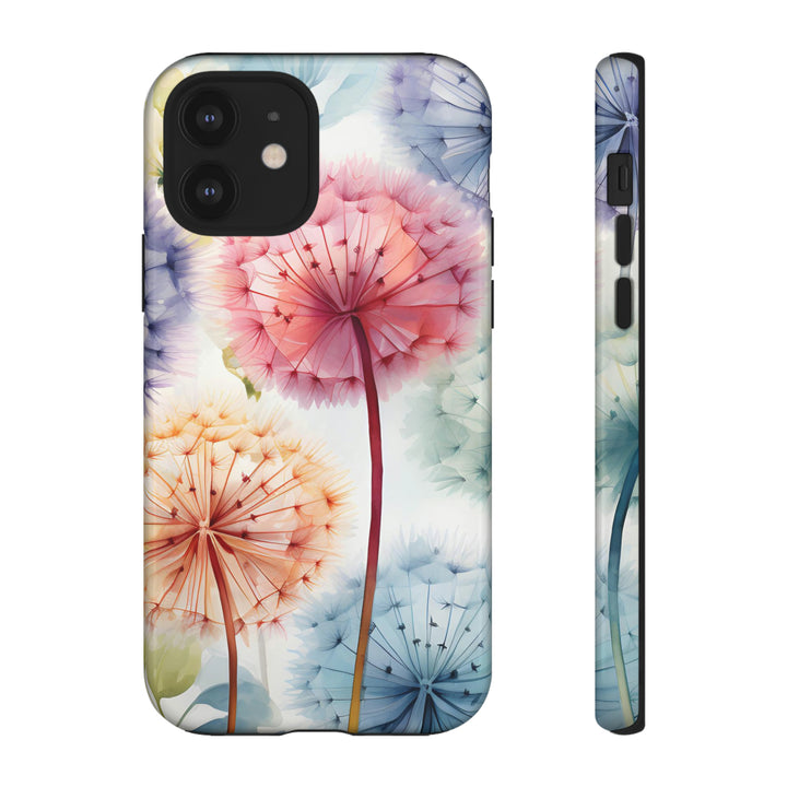 Colorful Field of Dandelions Phone Case