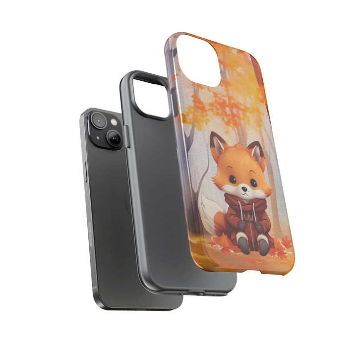 Baby Forest Fox Ready for Autumn - Samsung & iPhone Phone Case