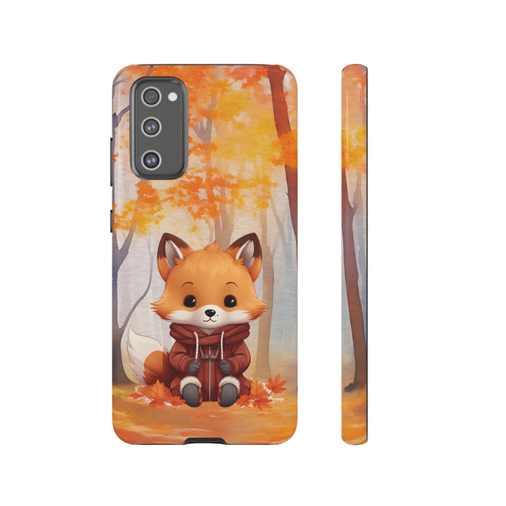 Baby Forest Fox Ready for Autumn - Samsung & iPhone Phone Case