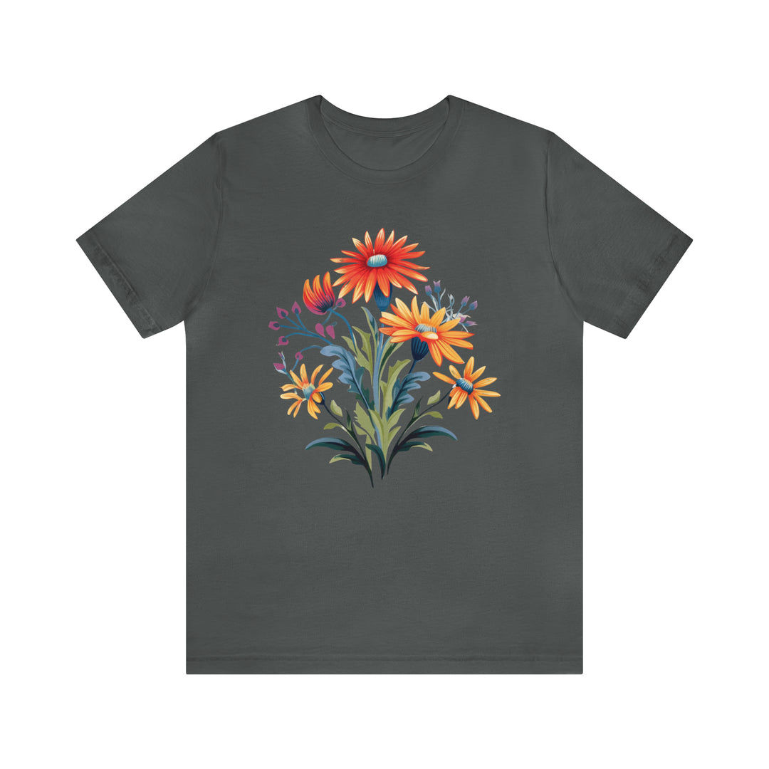 Happy Wildflower Bouquet Graphic Tshirt