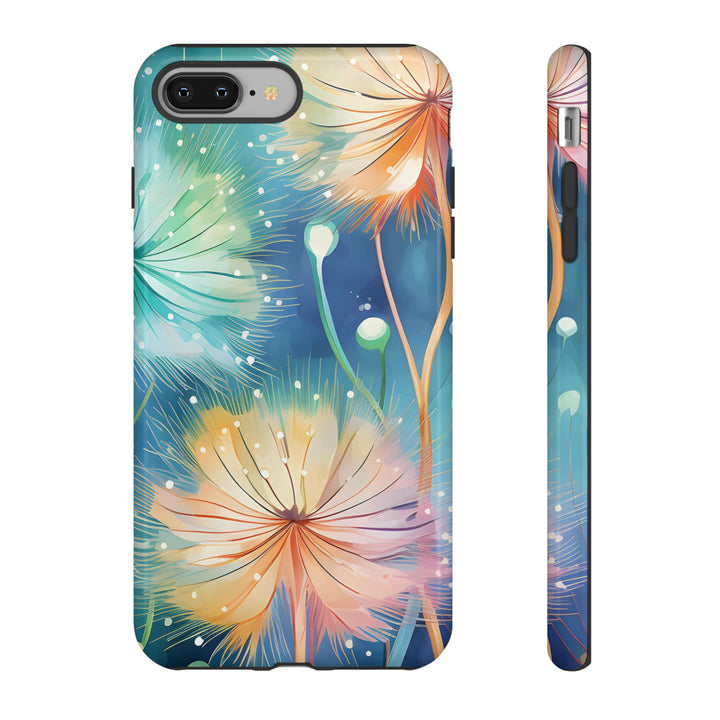 Whimsical Burst Dandelions Phone Case