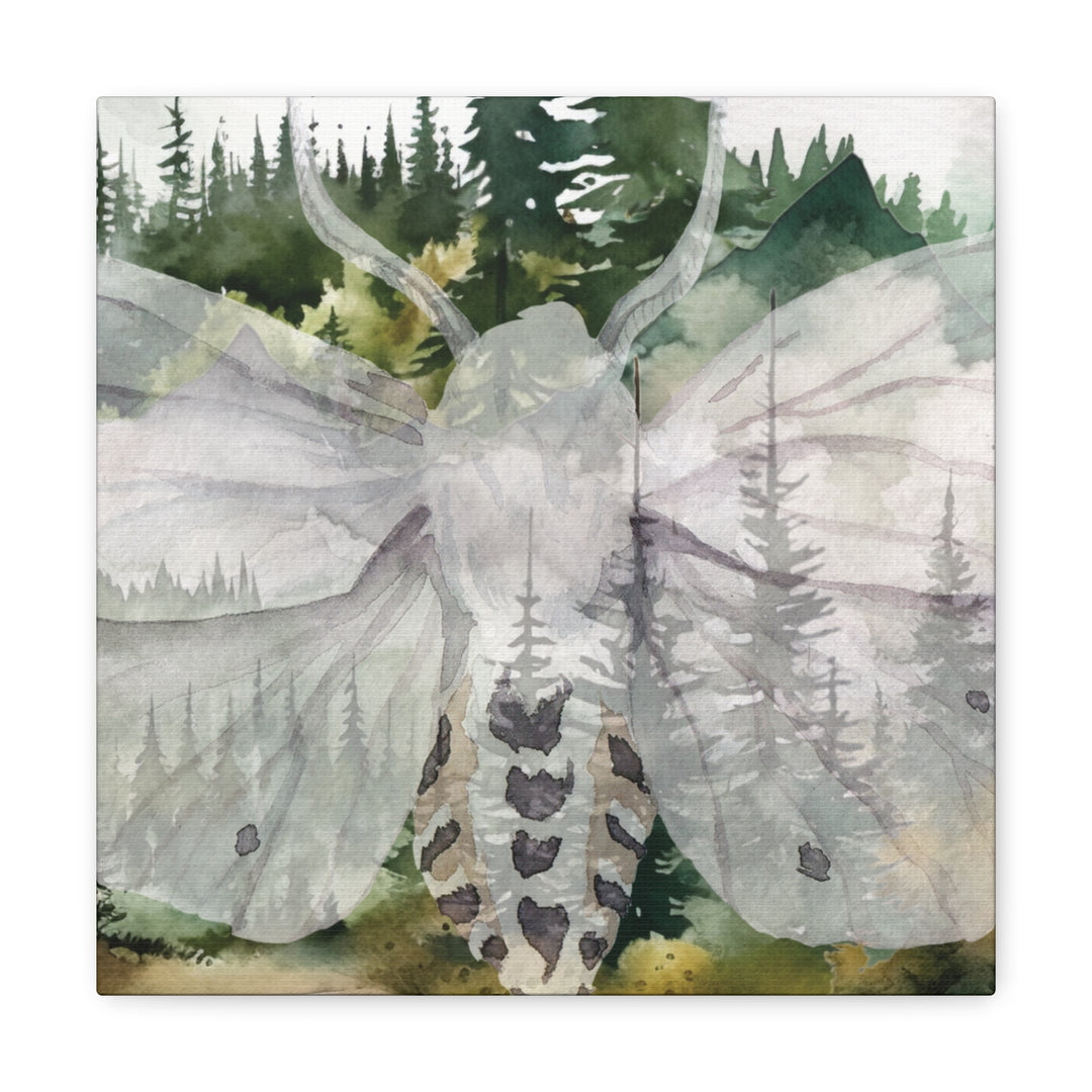 Ghost Moth Forest Dreams | Canvas Artwork