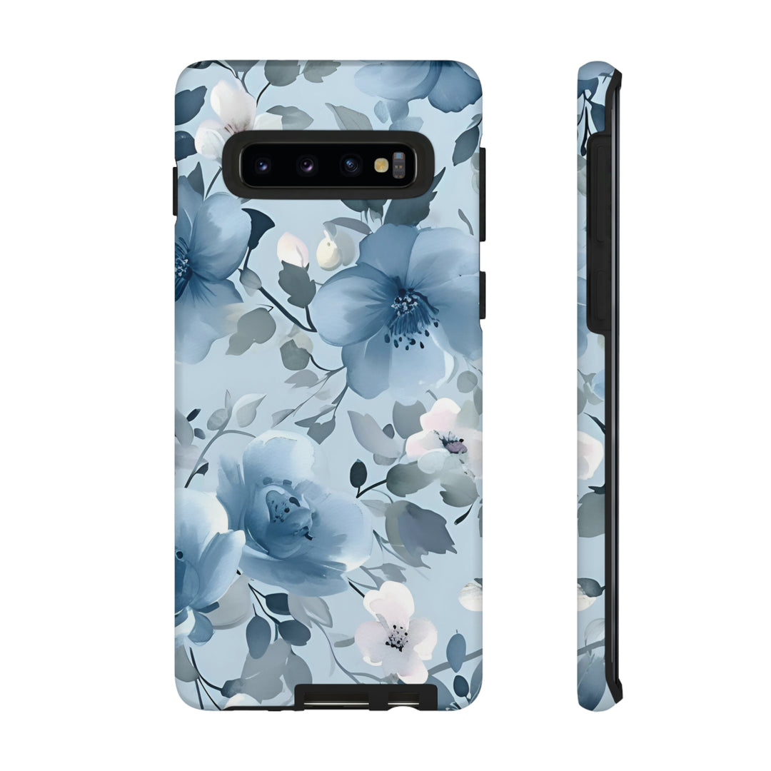 Dusty Blue Flowers | Phone Case for iPhone/Galaxy/Pixel