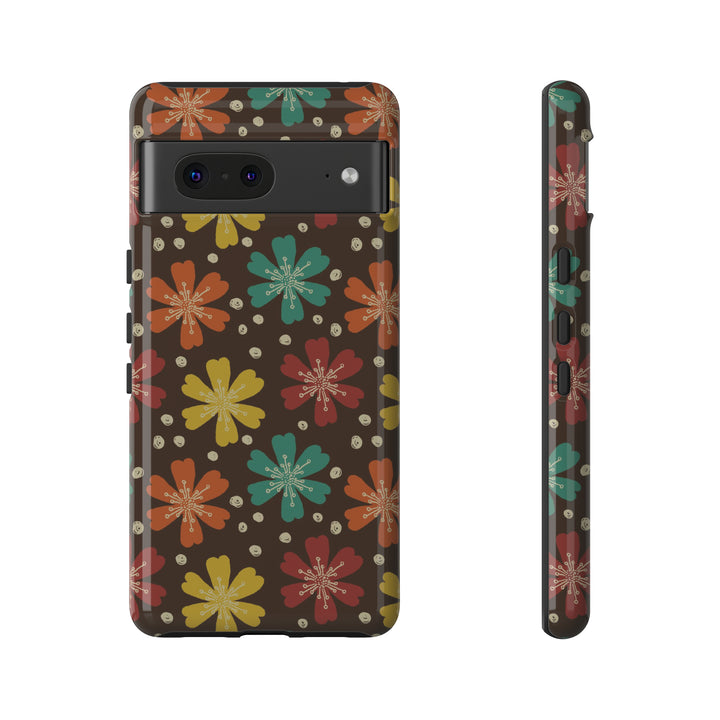 Retro Blooms in Color | Phone Case for iPhone/Galaxy/Pixel