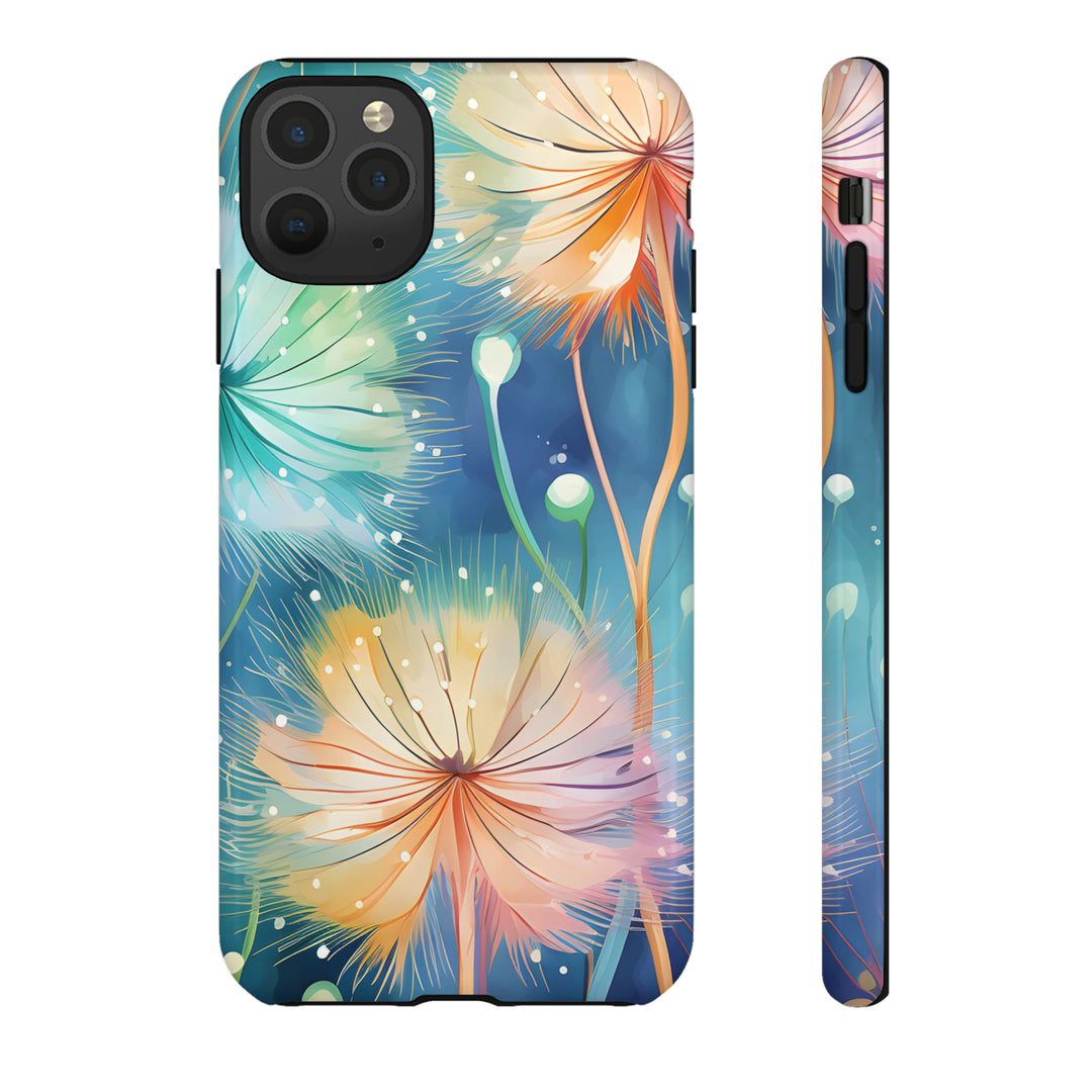 Whimsical Burst Dandelions Phone Case