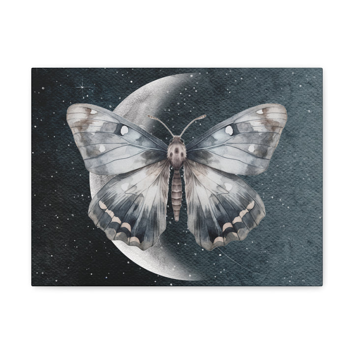 Shadow of the Crescent Moon Moth | Canvas Wall Art