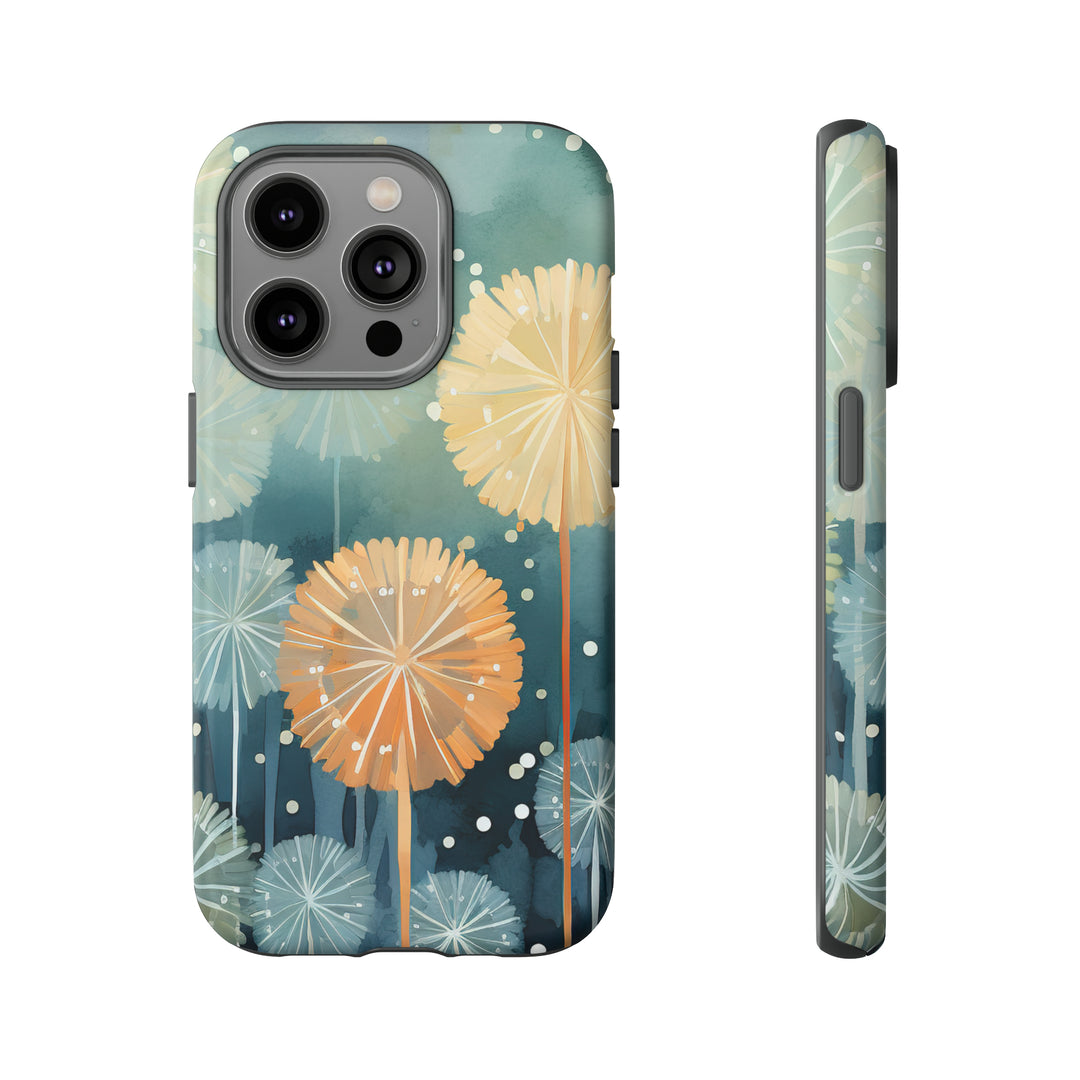 Abstract Dandelions Phone Case