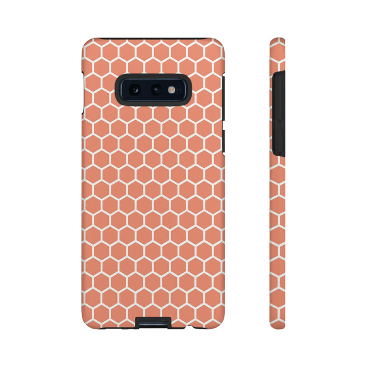 Orange Honeycomb | Phone Case for iPhone/Galaxy/Pixel