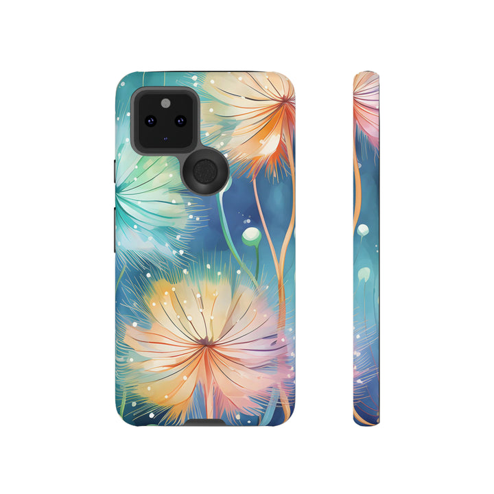 Whimsical Burst Dandelions Phone Case