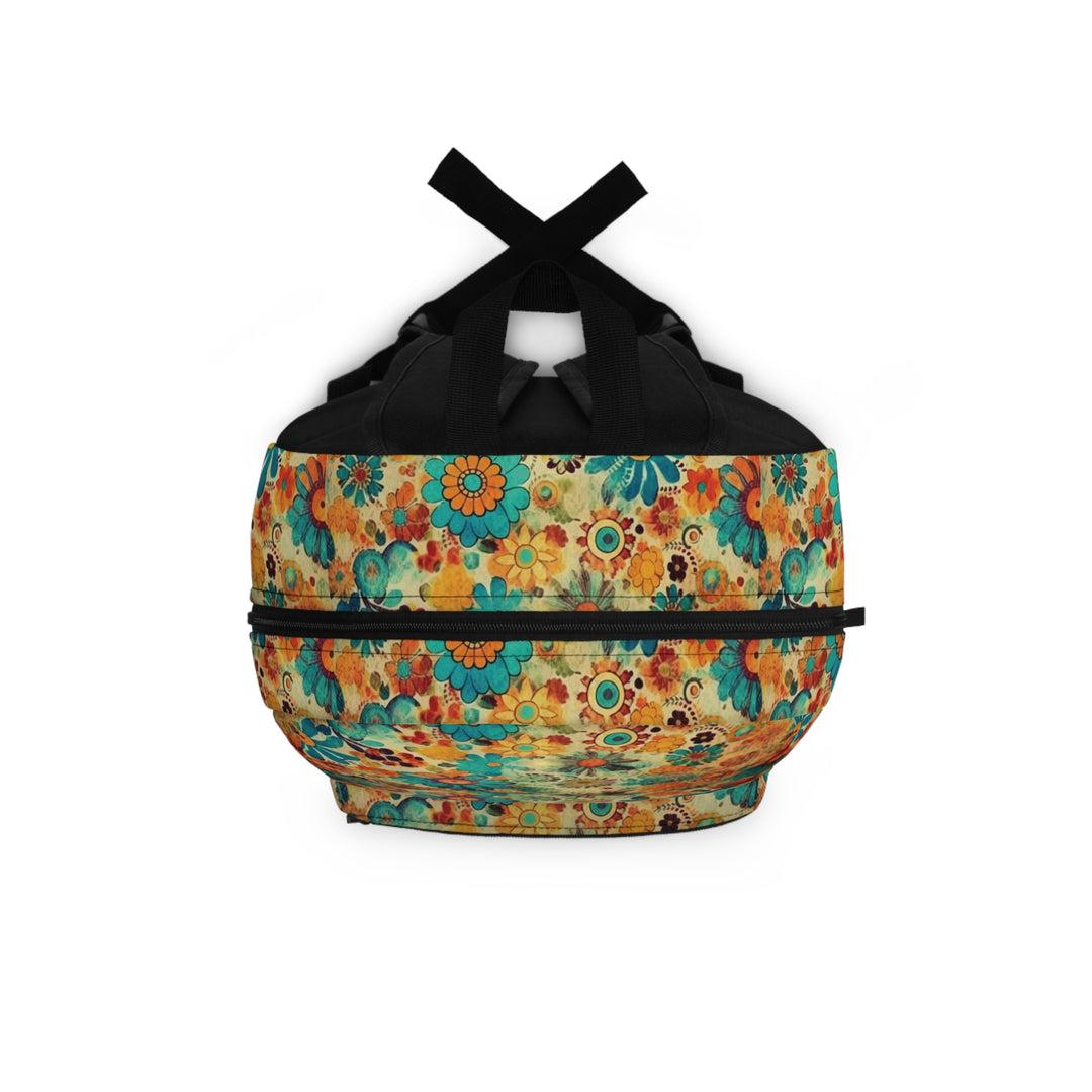 Gentle Grunge Garden | Floral Patterned Printed Backpack