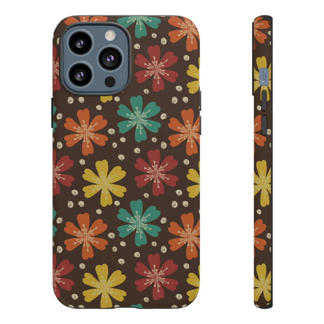 Retro Blooms in Color | Phone Case for iPhone/Galaxy/Pixel