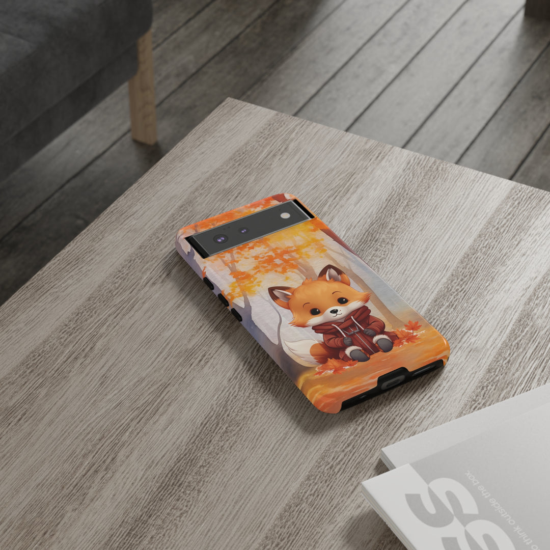 Baby Forest Fox Ready for Autumn - Samsung & iPhone Phone Case