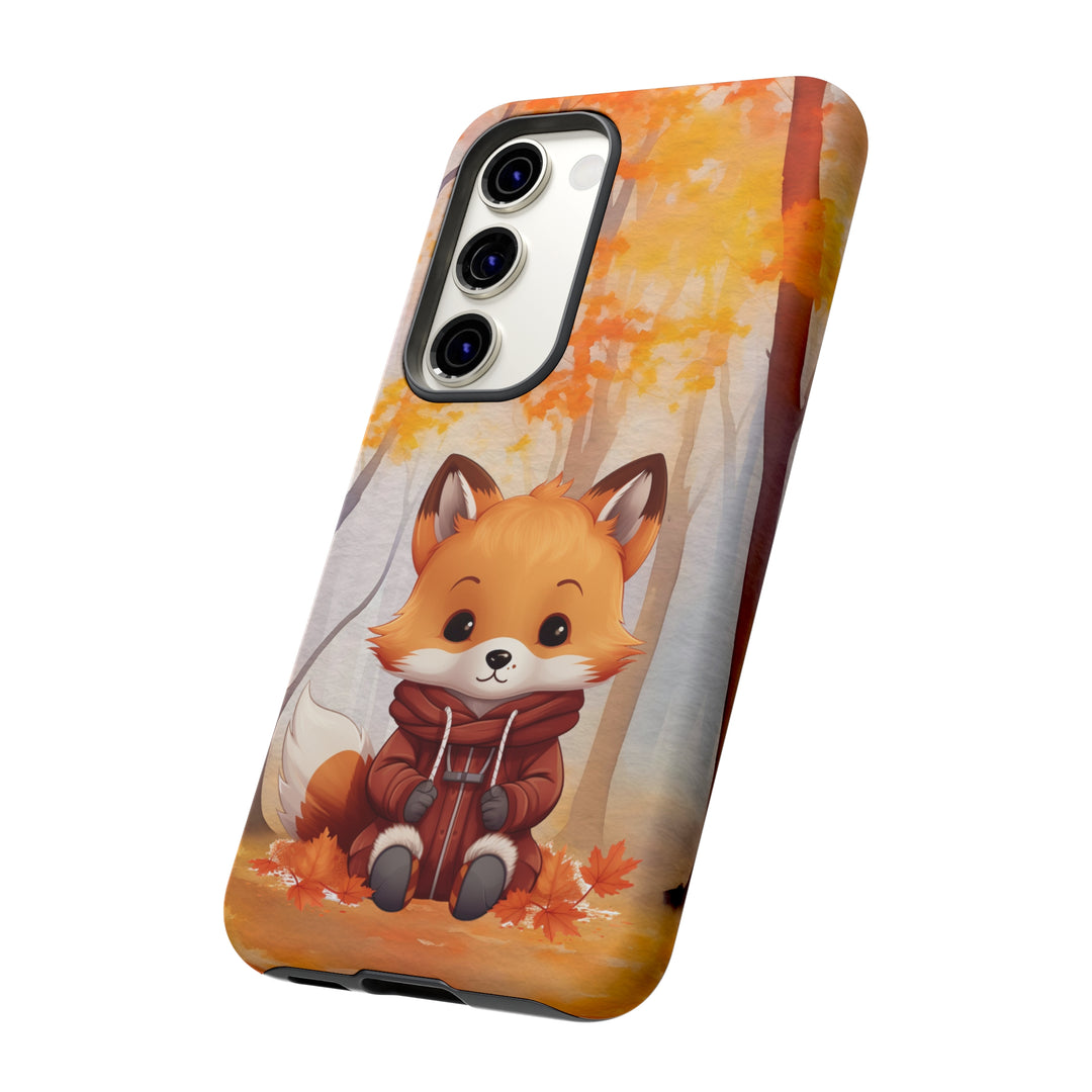 Baby Forest Fox Ready for Autumn - Samsung & iPhone Phone Case