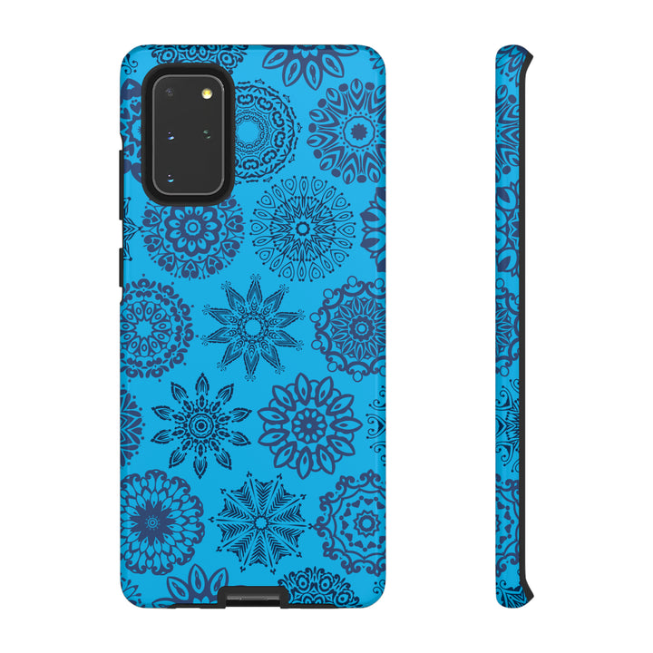 Blue Abstract Patterned Phone Case