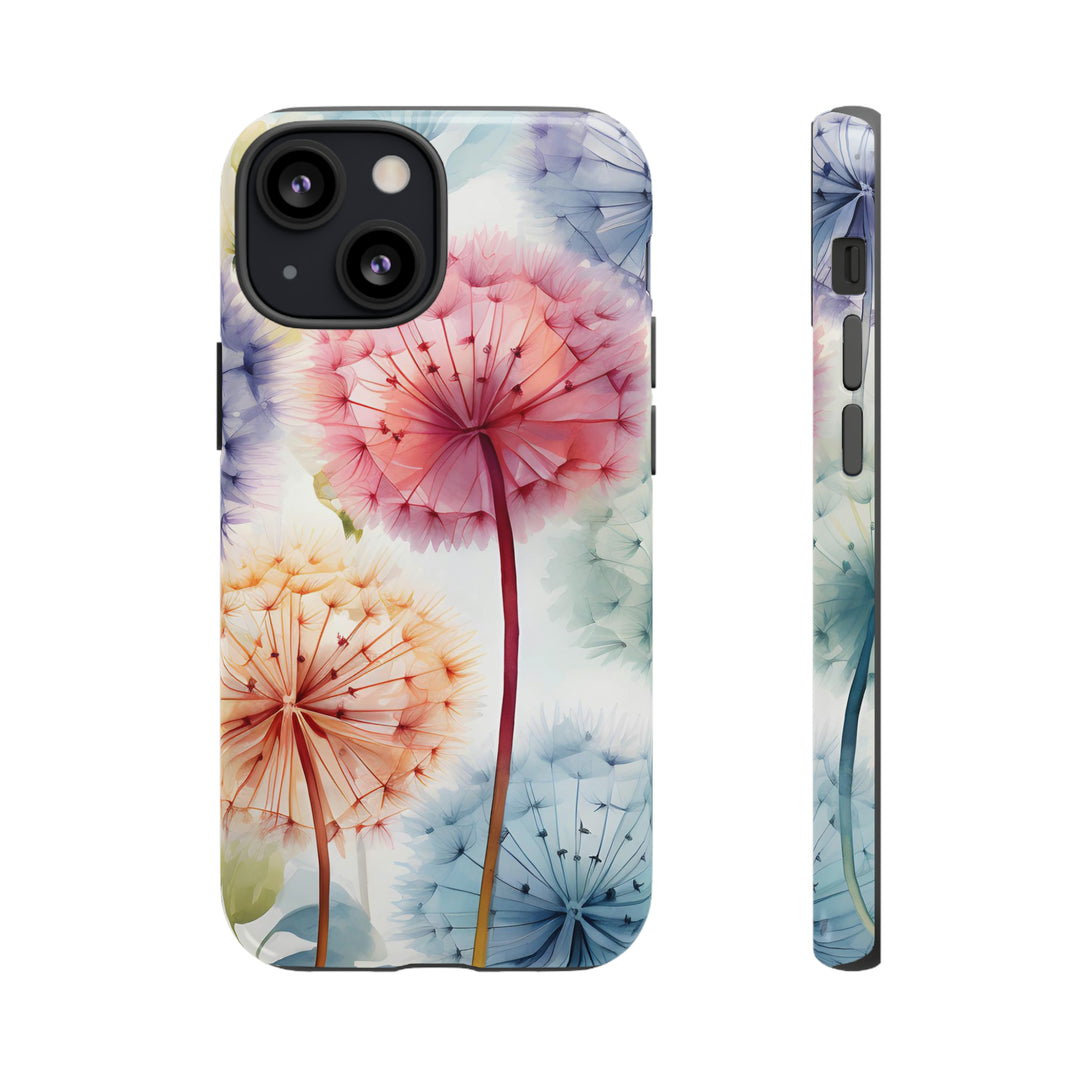 Colorful Field of Dandelions Phone Case