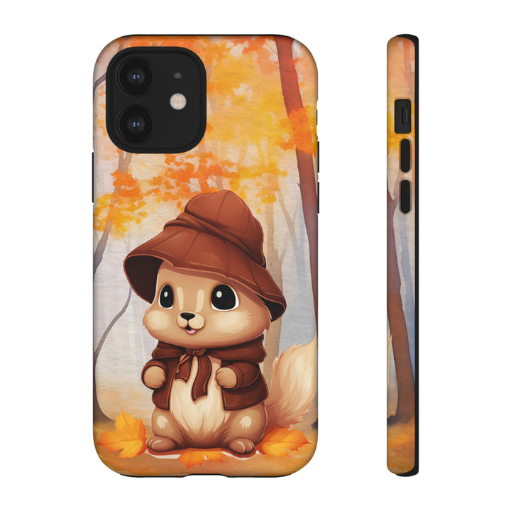 Baby Autumn Chipmunk Phone Case for iPhone, Samsung, Pixel