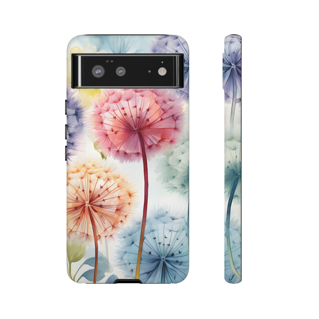 Colorful Field of Dandelions Phone Case