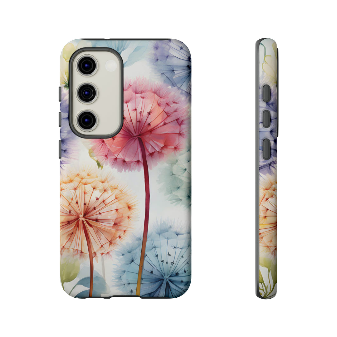 Colorful Field of Dandelions Phone Case