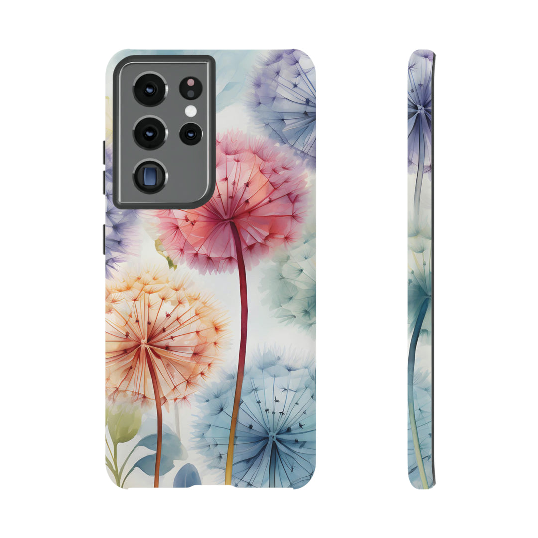 Colorful Field of Dandelions Phone Case