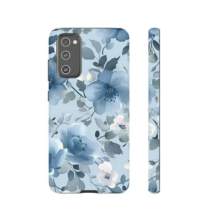 Dusty Blue Flowers | Phone Case for iPhone/Galaxy/Pixel