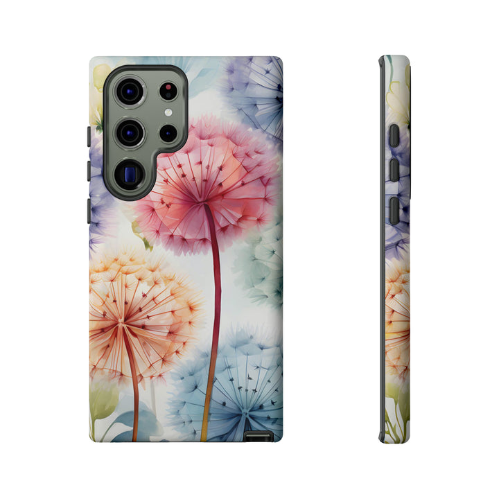 Colorful Field of Dandelions Phone Case