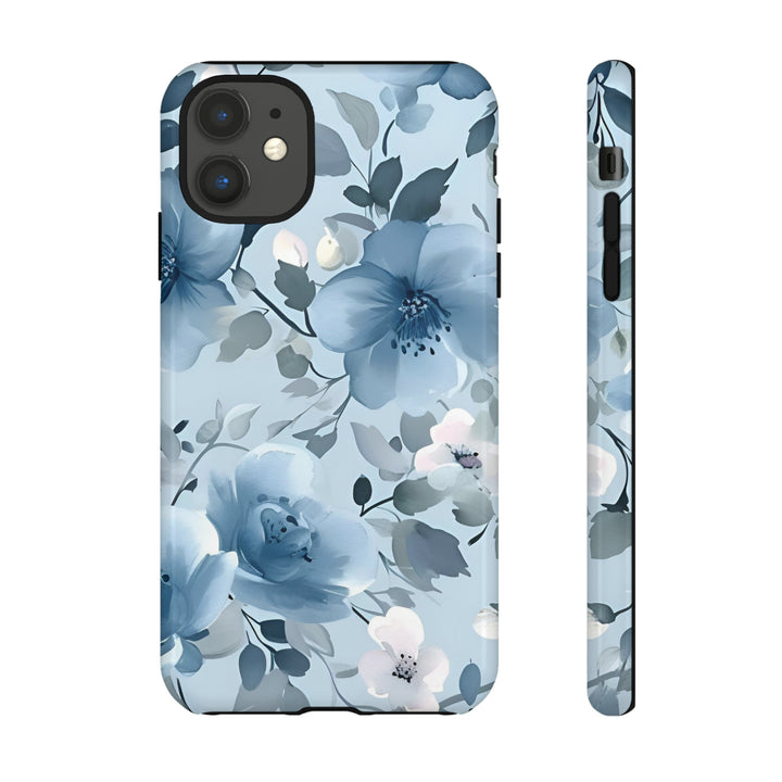 Dusty Blue Flowers | Phone Case for iPhone/Galaxy/Pixel