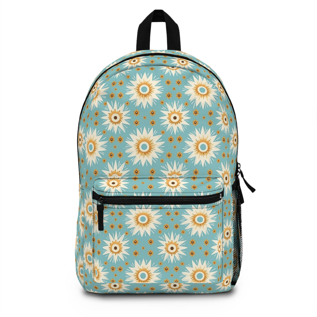 Boho Breeze Retro Sunburst | Lightweight Printed Backpack