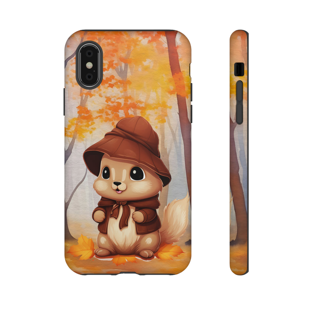 Baby Autumn Chipmunk Phone Case for iPhone, Samsung, Pixel