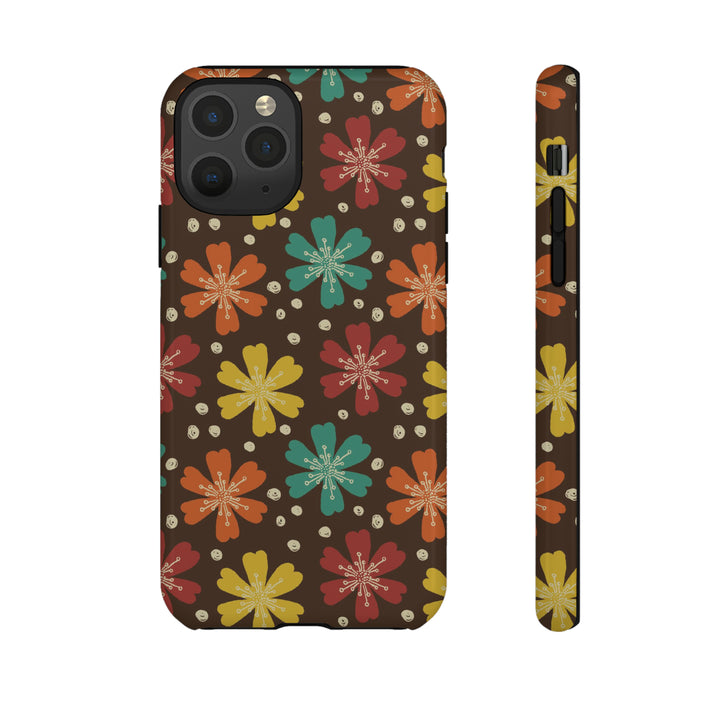 Retro Blooms in Color | Phone Case for iPhone/Galaxy/Pixel