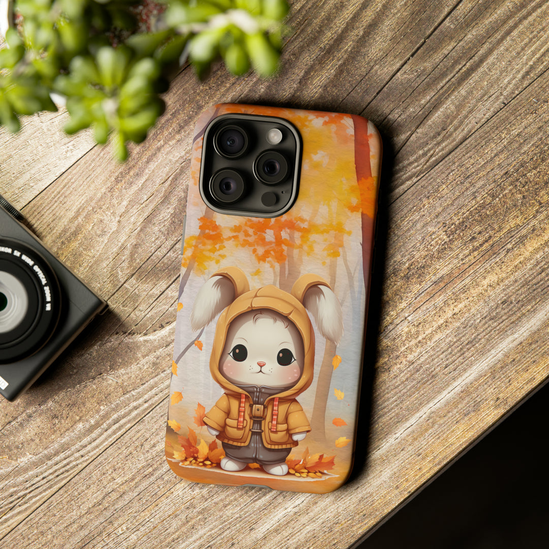 Baby Autumn Bunny Phone Case for iPhone, Samsung, Pixel