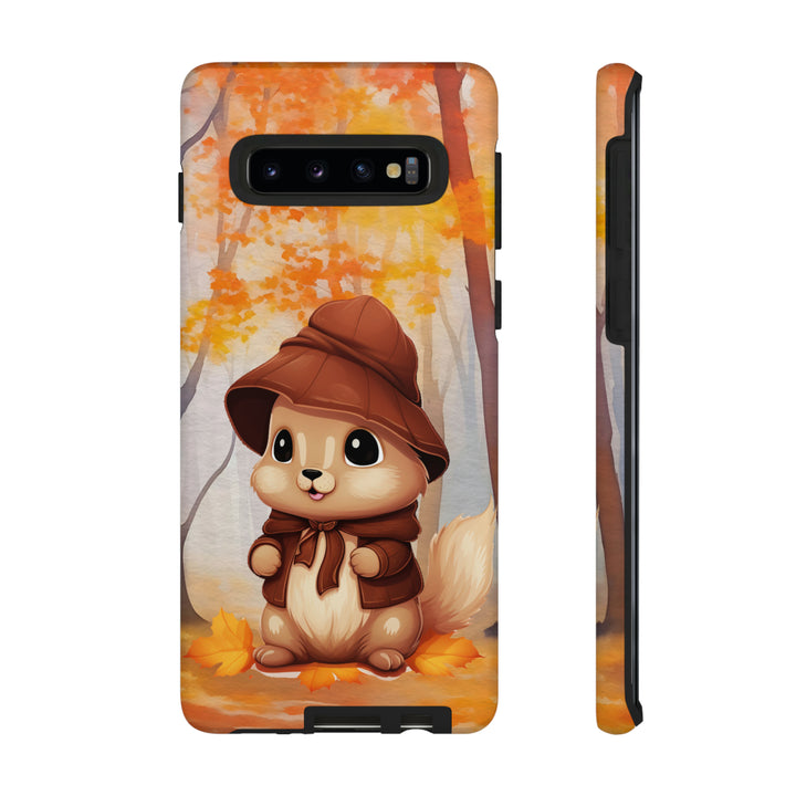 Baby Autumn Chipmunk Phone Case for iPhone, Samsung, Pixel