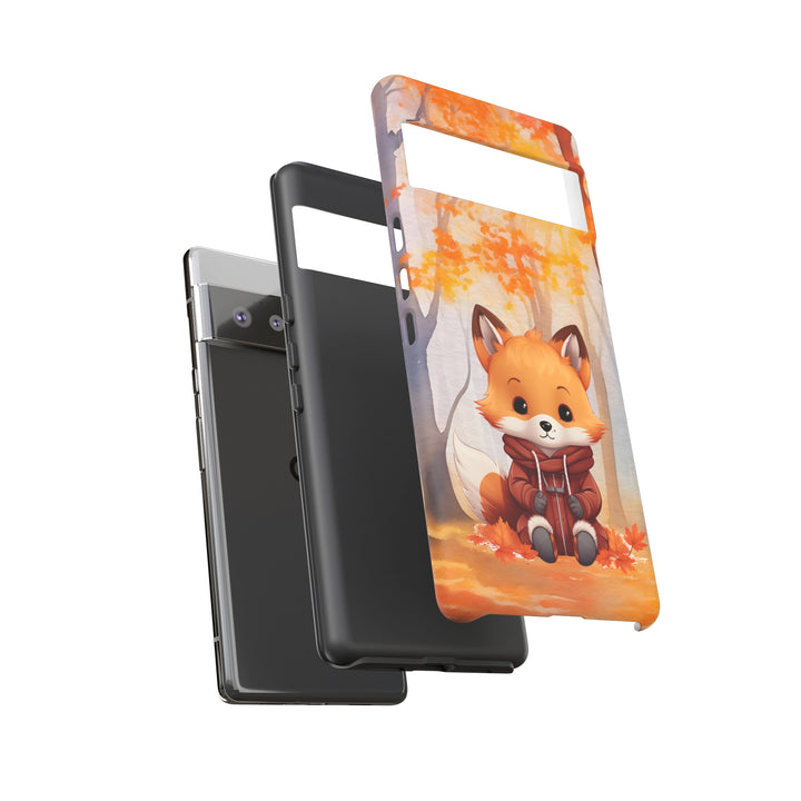 Baby Forest Fox Ready for Autumn - Samsung & iPhone Phone Case