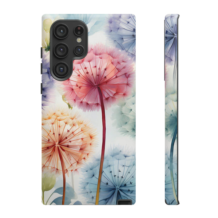 Colorful Field of Dandelions Phone Case