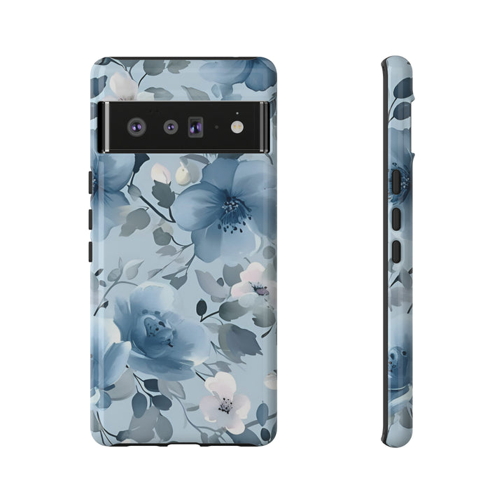 Dusty Blue Flowers | Phone Case for iPhone/Galaxy/Pixel