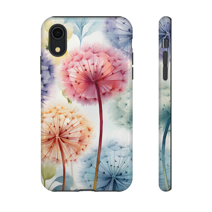 Colorful Field of Dandelions Phone Case