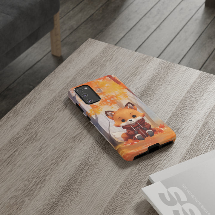 Baby Forest Fox Ready for Autumn - Samsung & iPhone Phone Case