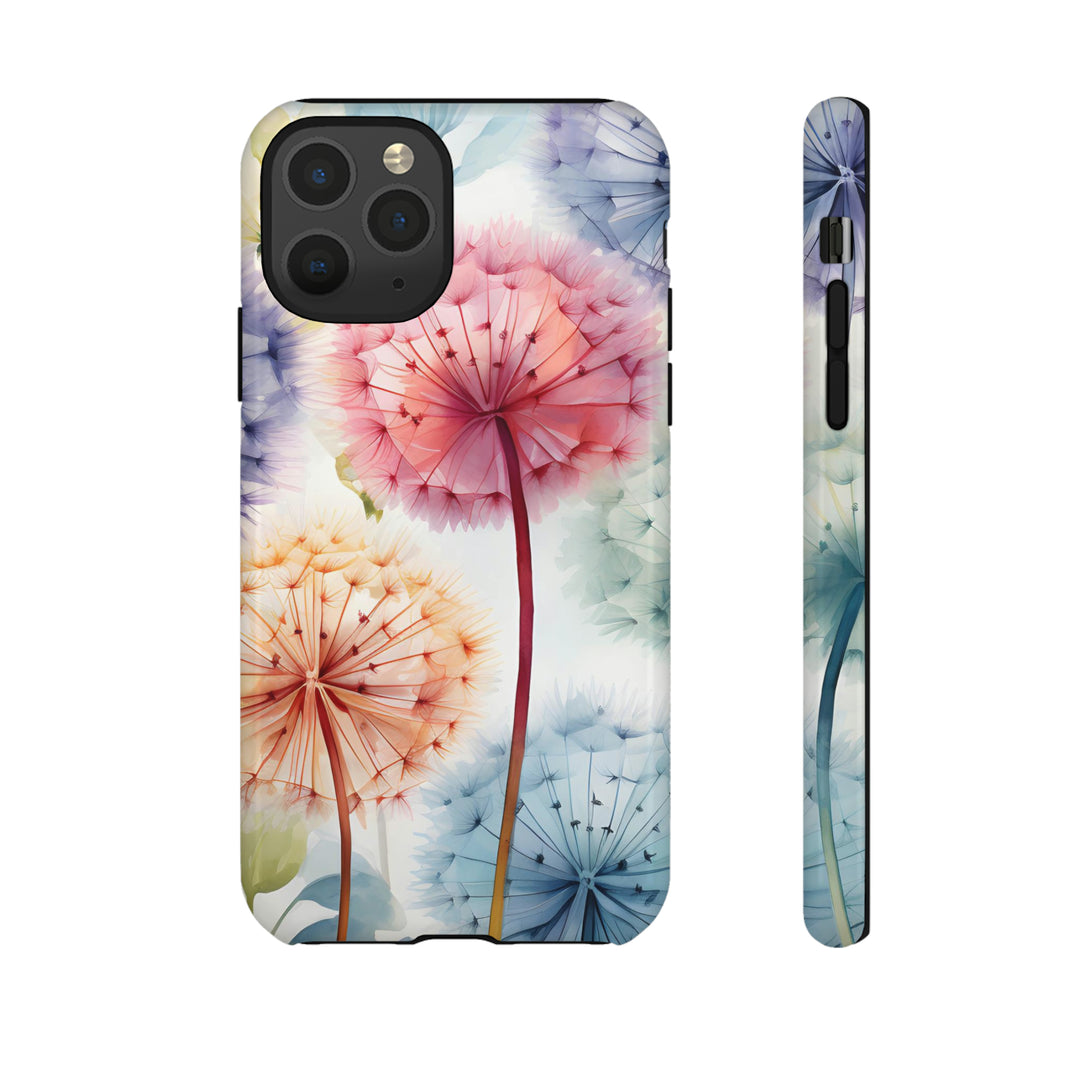 Colorful Field of Dandelions Phone Case