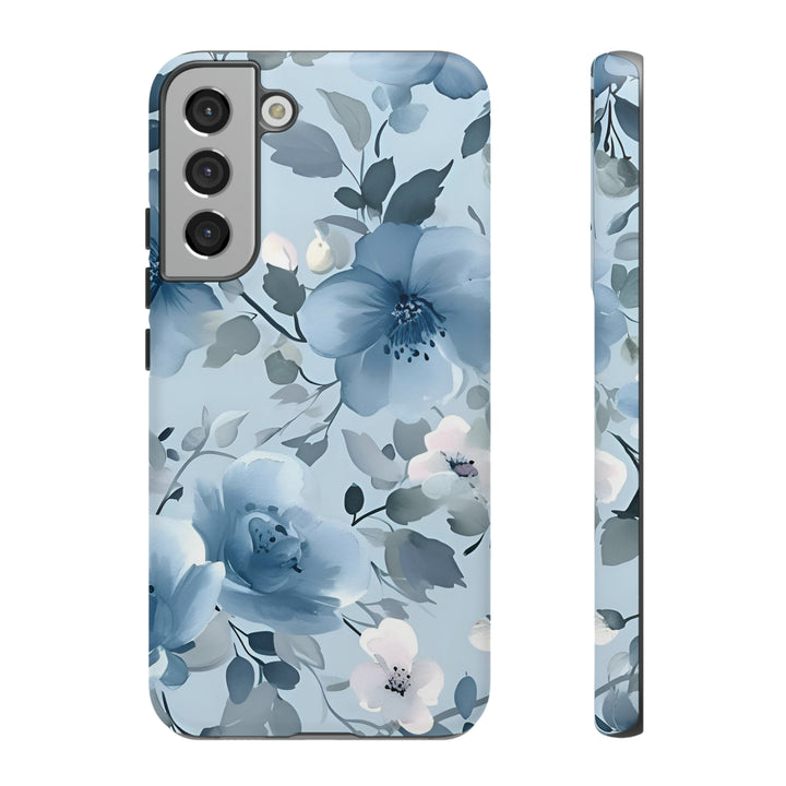 Dusty Blue Flowers | Phone Case for iPhone/Galaxy/Pixel