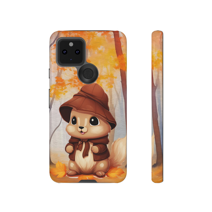 Baby Autumn Chipmunk Phone Case for iPhone, Samsung, Pixel