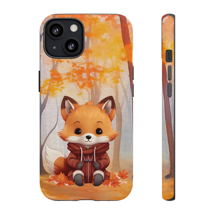 Baby Forest Fox Ready for Autumn - Samsung & iPhone Phone Case